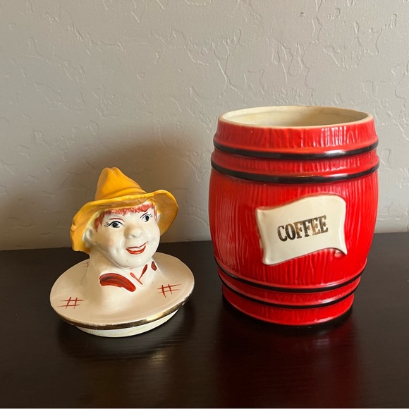 Vintage Old Macdonald Coffee Canister By Regal China - Picture 6 of 12